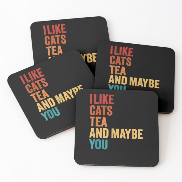Item preview, Retro Vintage I Like Tea Cats And Maybe You Humor  designed and sold by beatabea.