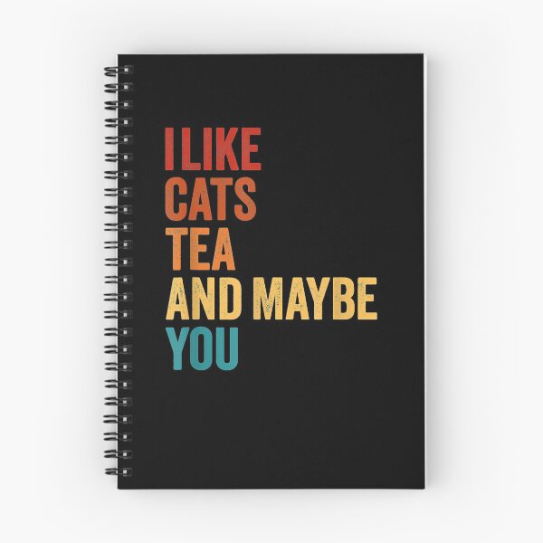 Item preview, Retro Vintage I Like Tea Cats And Maybe You Humor  designed and sold by beatabea.