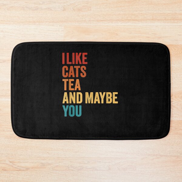 Item preview, Retro Vintage I Like Tea Cats And Maybe You Humor  designed and sold by beatabea.