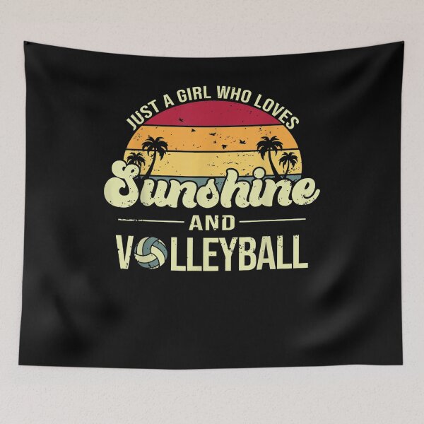 Item preview, Just A Girl Who Loves Sunshine Volleyball  designed and sold by beatabea.