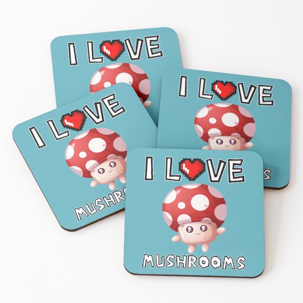 Item preview, I Love Mushrooms Vintage Video Games designed and sold by LeGND.