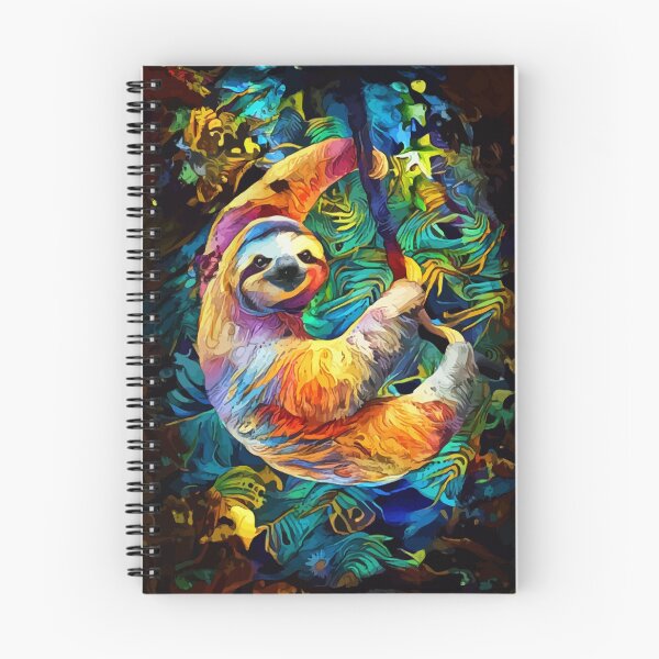 Item preview, Colorful sloth designed and sold by hustlart.