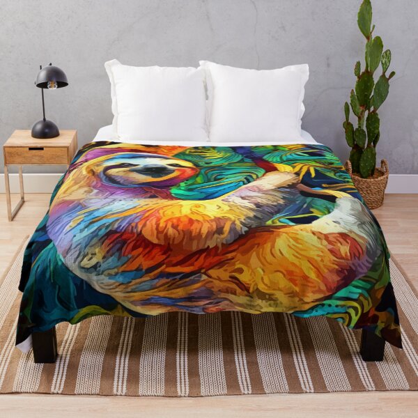 Item preview, Colorful sloth designed and sold by hustlart.