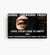 Animal Liberation Front Canvas Print