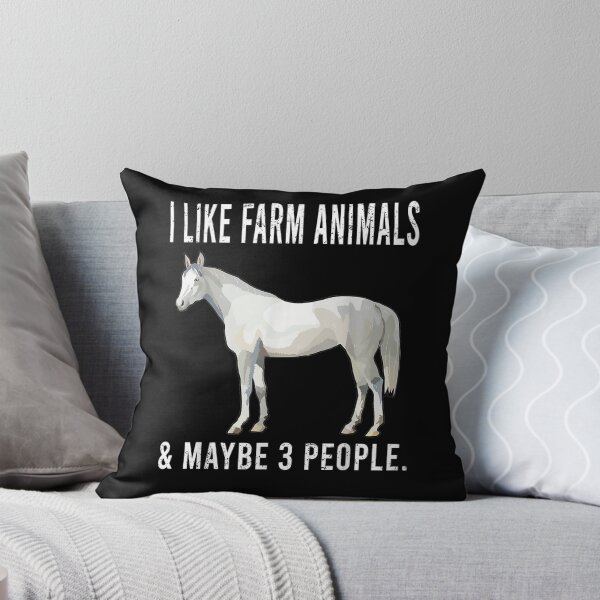 Item preview, Funny I Like White Horse Farm Animals And Maybe 3 People  designed and sold by beatabea.
