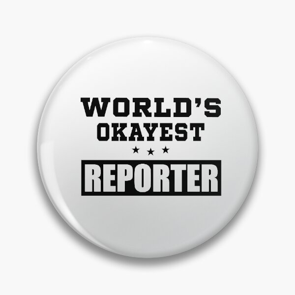 Item preview, World's Okayest reporter funny job 2021 designed and sold by BestUncommonTee.