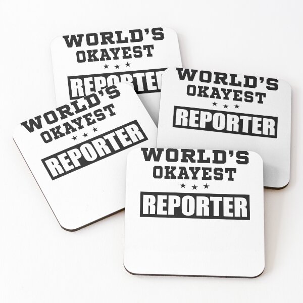 Item preview, World's Okayest reporter funny  job  2021 designed and sold by BestUncommonTee.