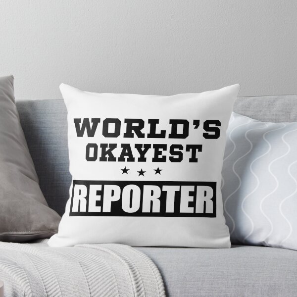Item preview, World's Okayest reporter funny  job  2021 designed and sold by BestUncommonTee.
