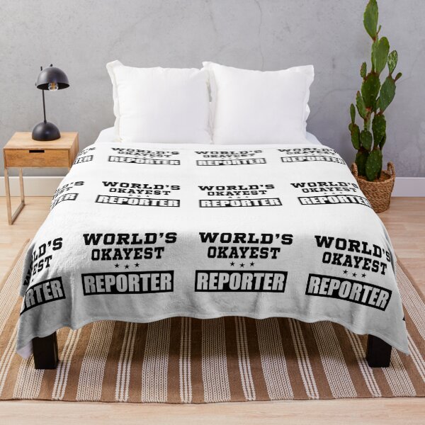 Item preview, World's Okayest reporter funny job 2021 designed and sold by BestUncommonTee.