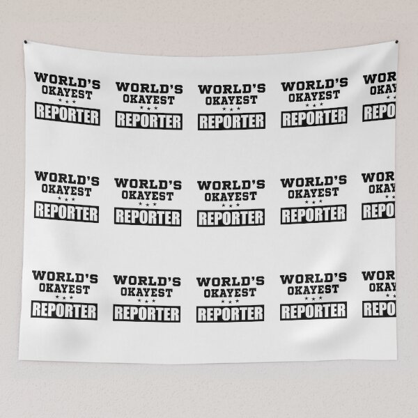 Item preview, World's Okayest reporter funny  job  2021 designed and sold by BestUncommonTee.