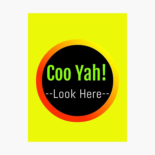 Item preview, Coo Yah! designed and sold by BInspireMS.