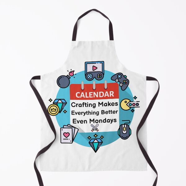 Item preview, Crafting Makes Everything Better Even Mondays designed and sold by Fibanacci.