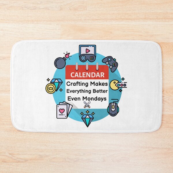 Item preview, Crafting Makes Everything Better Even Mondays designed and sold by Fibanacci.