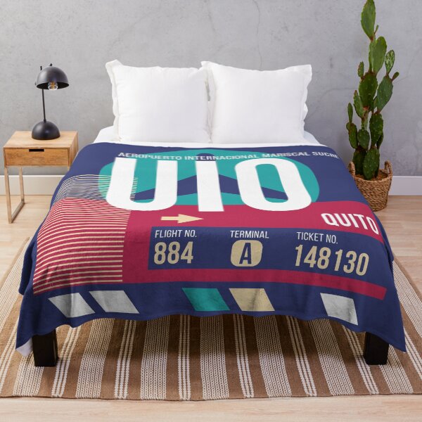 Item preview, Quito, Ecuador (UIO) Airport Code Baggage Tag designed and sold by SLAG-Creative.
