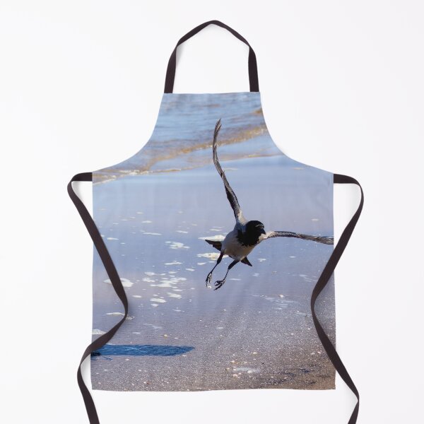 Item preview, Grey crow, flying off above the water designed and sold by lena-maximova.