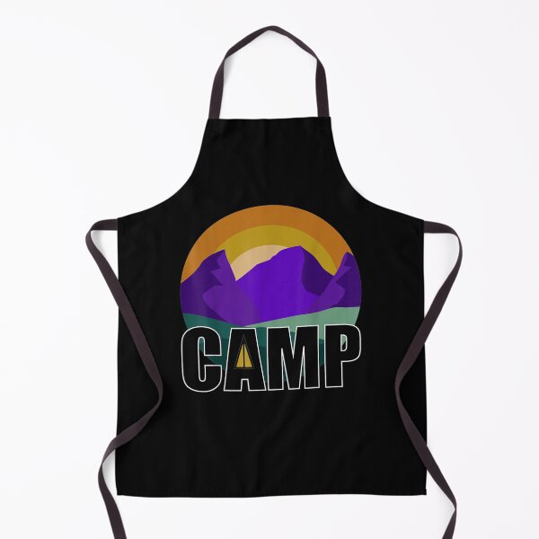 Item preview, Camp With Purple Mountains Outdoor Scene And Sunset designed and sold by beatabea.