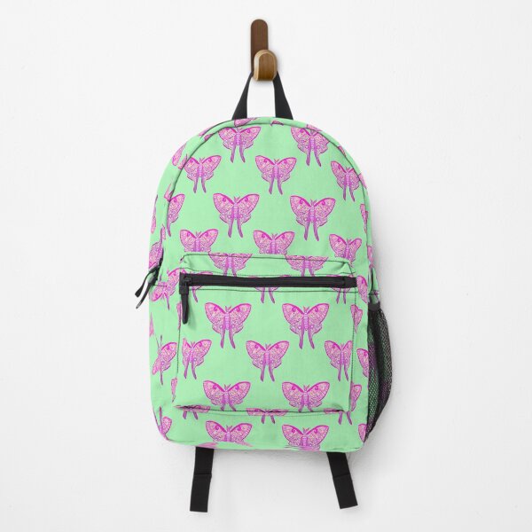 Item preview, Luna Moth Butterfly Pink and Mint designed and sold by Julie Erin Designs.