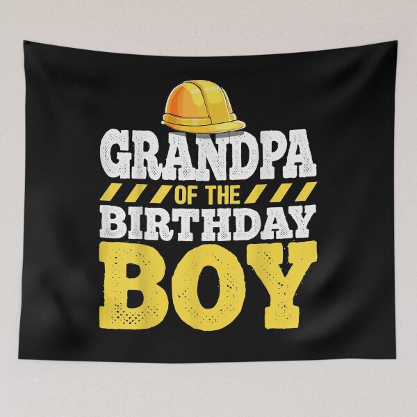 Item preview, Grandpa Of The Birthday Boy Construction Birthday Party  designed and sold by beatabea.