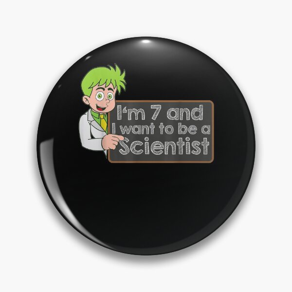 Item preview, Science I'm 7 And I Want To Be Scientist 7th Birthday  designed and sold by beatabea.