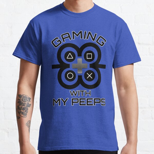 Item preview, Gaming With My Peeps - Buton Pad - Dark Force Black designed and sold by NoMatterLab.