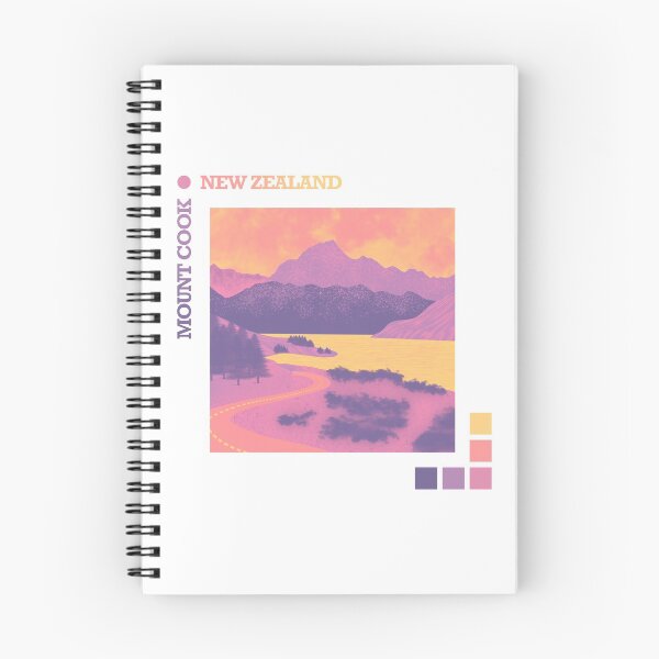 Item preview, Mount Cook New Zealand abstract sunset palette designed and sold by ALP  Creates.