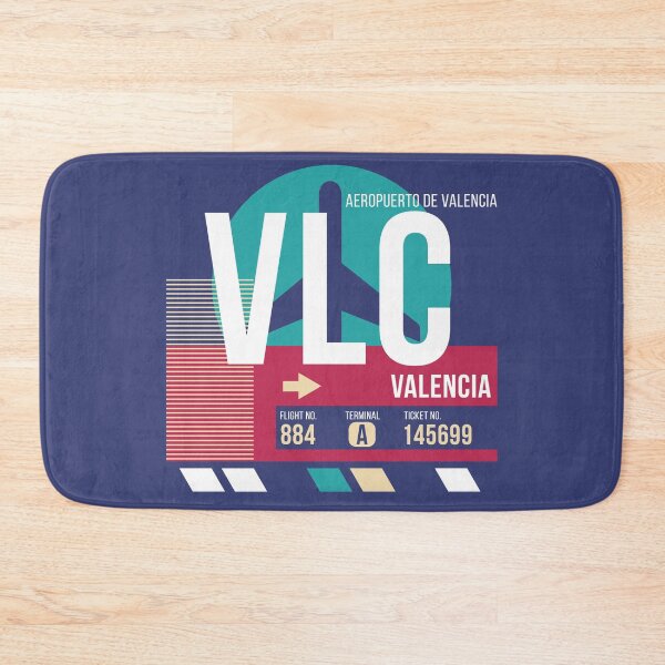 Item preview, Valencia, Spain (VLC) Airport Code Baggage Tag designed and sold by SLAG-Creative.