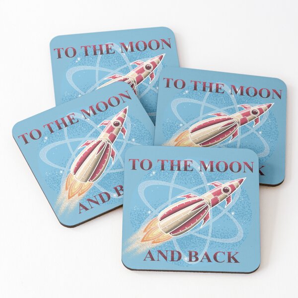Item preview, Retro rocket, to the moon and back designed and sold by Boybot.