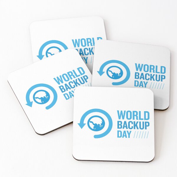 Item preview, March 31st, World Backup Day logo 2 designed and sold by RedFootedBooby.