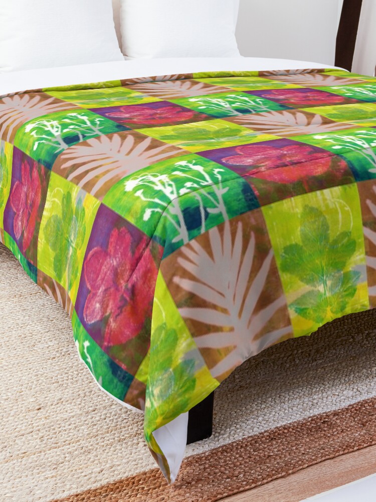 Alternate view of Colorful Nature Comforter