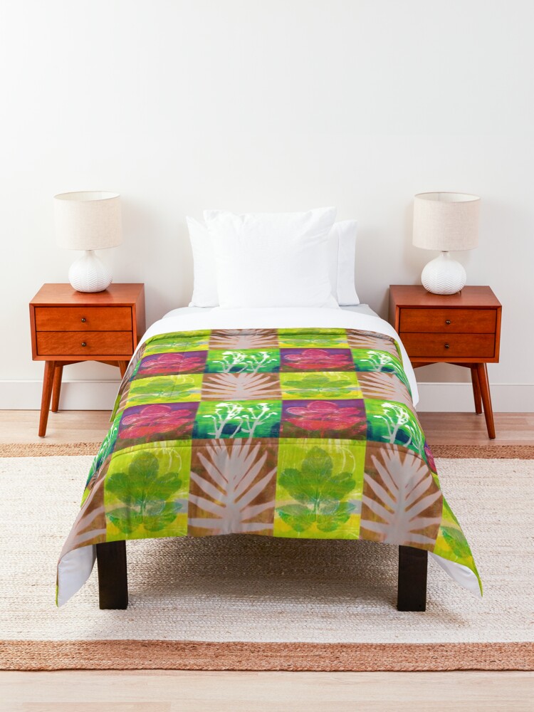 Alternate view of Colorful Nature Comforter