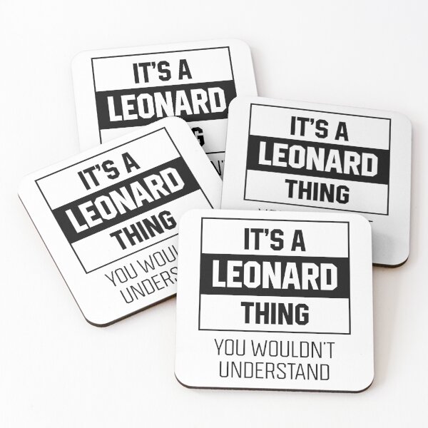 Item preview, It's Leonard Thing - Family Name Gift designed and sold by DiogoCalheiros.