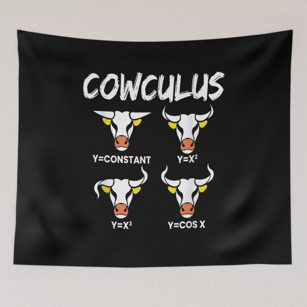 Item preview, Cowculus I Funny Physicist Science Cows Cow Math  designed and sold by beatabea.