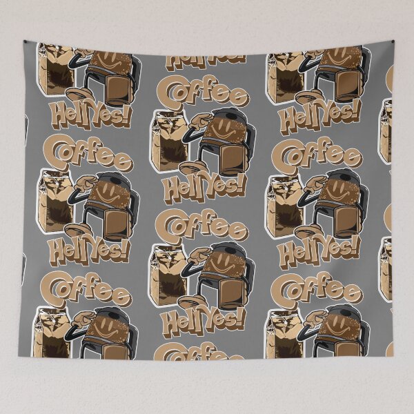 Item preview, Coffee? Hell Yes! Coffee Salute by eShirtLabs designed and sold by eShirtLabs.