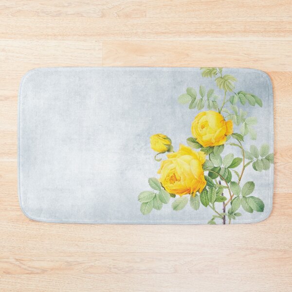 Item preview, Vintage Yellow Roses on Faded Gray designed and sold by aprincessinsp.