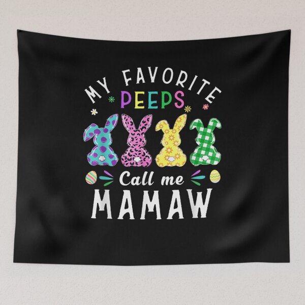 Item preview, My Favorite Peeps Call Me Mamaw Easter Bunny Egg Leopard  designed and sold by beatabea.