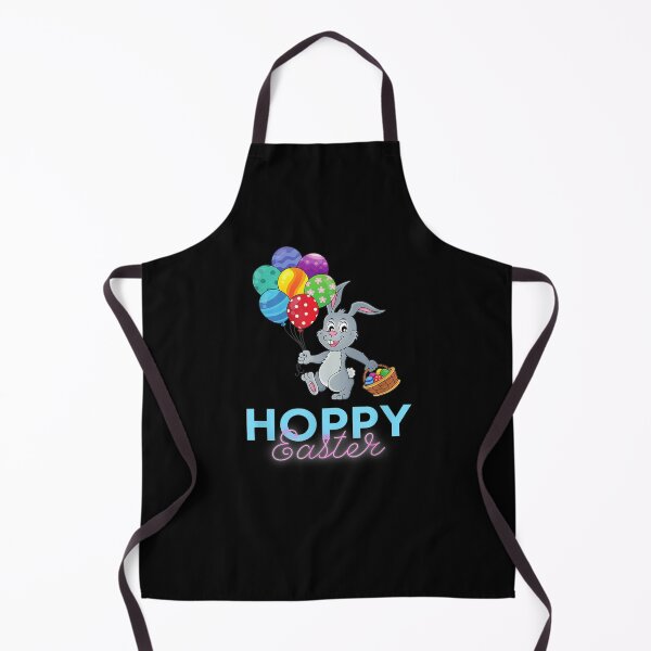 Item preview, Funny Cute Hoppy Happy Easter Bunny Balloons Eggs And Basket designed and sold by beatabea.