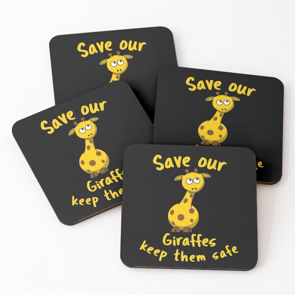 Item preview,  Save Our Giraffes endangered animal designed and sold by DARBOL-DESIGN.