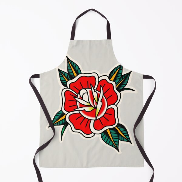 Item preview, rose old traditional tattoo designed and sold by rafaelwolf.