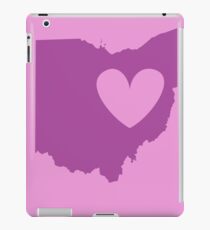 Ohio is Where the Heart is (Purple) iPad Case/Skin
