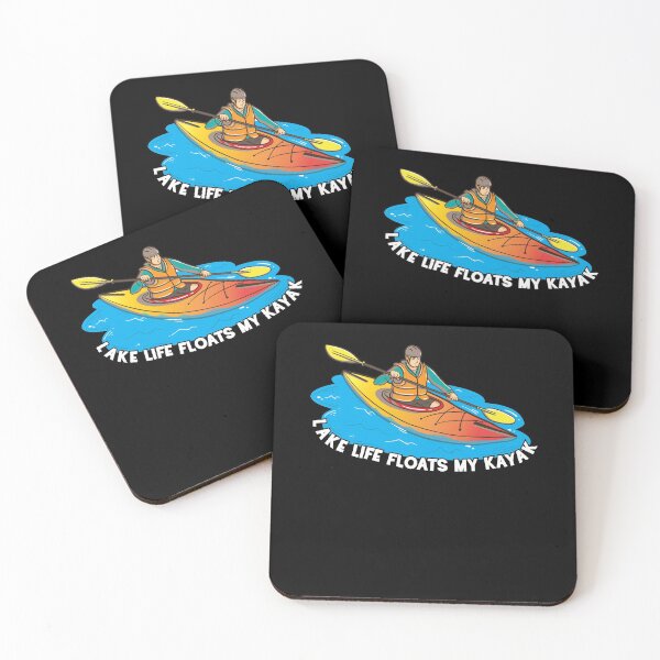 Item preview, Kayaking Lake Life floats my Kayak for Kayaker designed and sold by FalkDania.