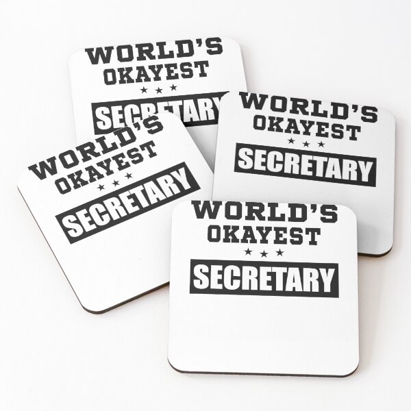 Item preview, World's Okayest secretary funny job 2021 designed and sold by BestUncommonTee.