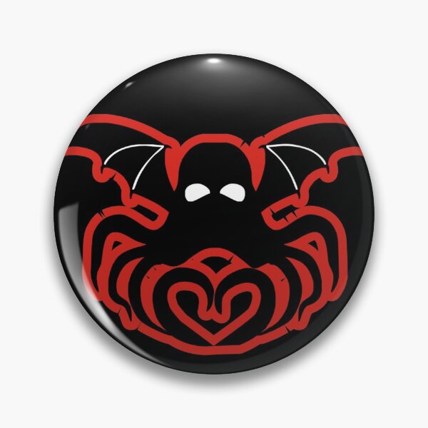 Item preview, Cthulhu Loves You, Black and Red designed and sold by SquishStitches.