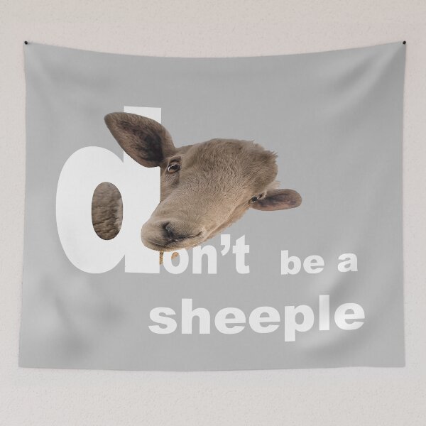 Item preview, Don't be a Sheeple designed and sold by My Photo Shop.
