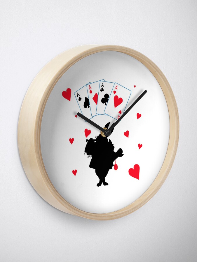 Alice in Wonderland Clock, Alice in Wonderland Gifts, Alice in Wonderland  Wall Clock, Alice Clock 