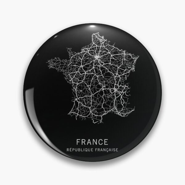 Item preview, France Road Map designed and sold by clarkstpress.