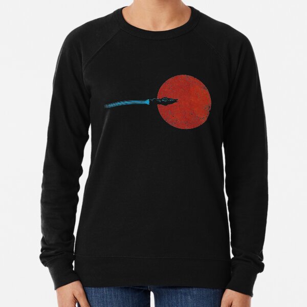 Flight over Mars Lightweight Sweatshirt