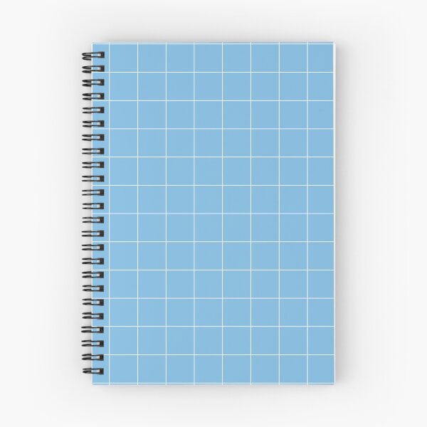 Item preview, Windowpane Check Grid (white/sky blue) designed and sold by Design Minds Boutique.