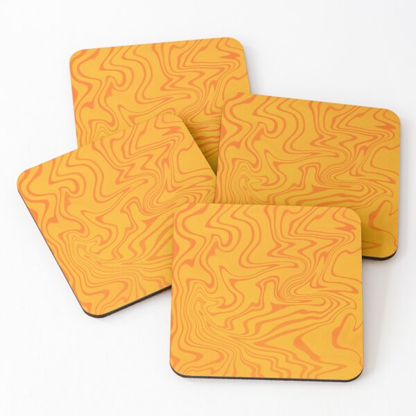 Item preview, Orange trippy pattern designed and sold by BeautyMountains.
