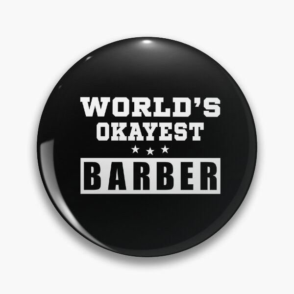 Item preview, World's Okayest barber funny job 2021 designed and sold by BestUncommonTee.