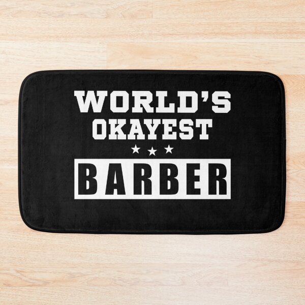 Item preview, World's Okayest barber funny job 2021 designed and sold by BestUncommonTee.